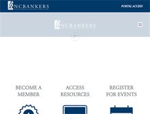 Tablet Screenshot of ncbankers.org